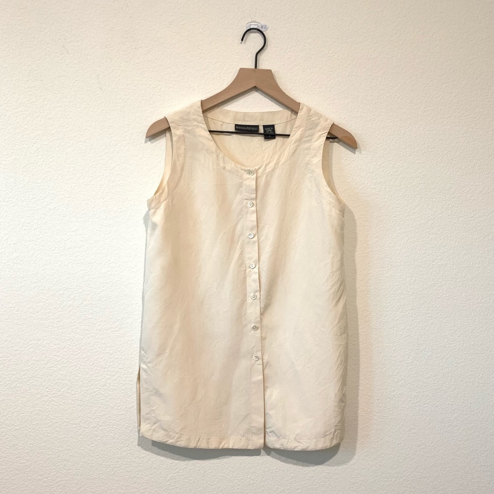 Banana Republic Silk Sleeveless Top
